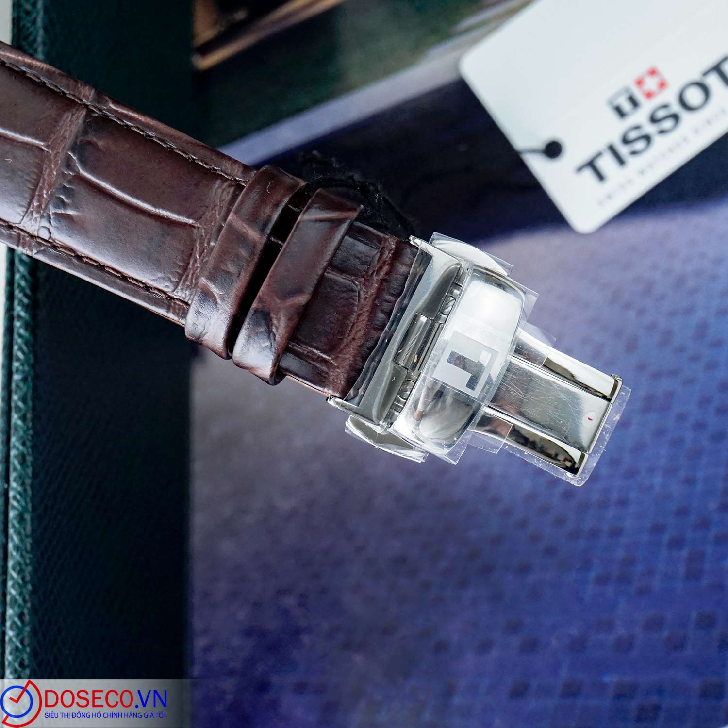 Tissot Gentleman T127.410.16.051.01 | Orologio Uomo Svizzero | Cassa Acciaio 40mm Quadrante Nero | Cinturino Pelle Marrone